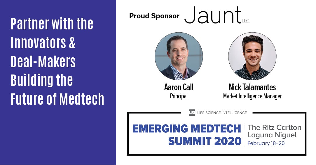 Jaunt Sponsors Emerging Medtech Summit 2020